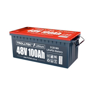 Trolltek™ 48V LiFePO4 Lithium Battery with Bluetooth app