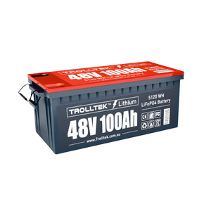 Trolltek™ 48V LiFePO4 Lithium Battery with Bluetooth app