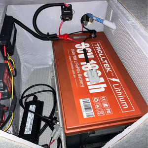 Trolltek™ 36V LiFePO4 Lithium Battery AC Bundle – Charge From 240V Power (AC)