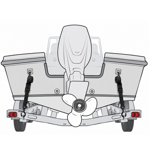 Trolltek™ Boat Trailer Transom Tie Down Straps