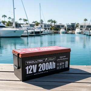 Trolltek™ 12V LiFePO4 Lithium Battery with Bluetooth app