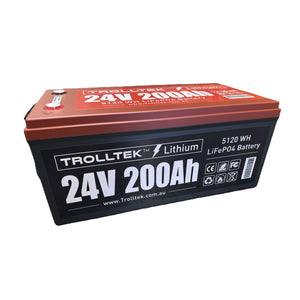 24V Trolltek⢠LiFePO4 Lithium Battery 200AH