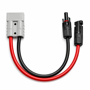 Trolltek™ MC4 to Anderson Plug Solar Panel Connector Cable - 50A