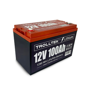 Trolltek lithium trolling motor RV camping battery 12V