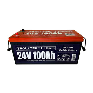 Trolltek Lithium LiFePO4 battery 24V