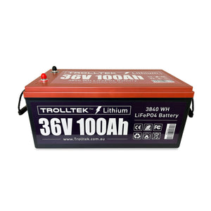 trolltek LiFePO4 battery 36V marine