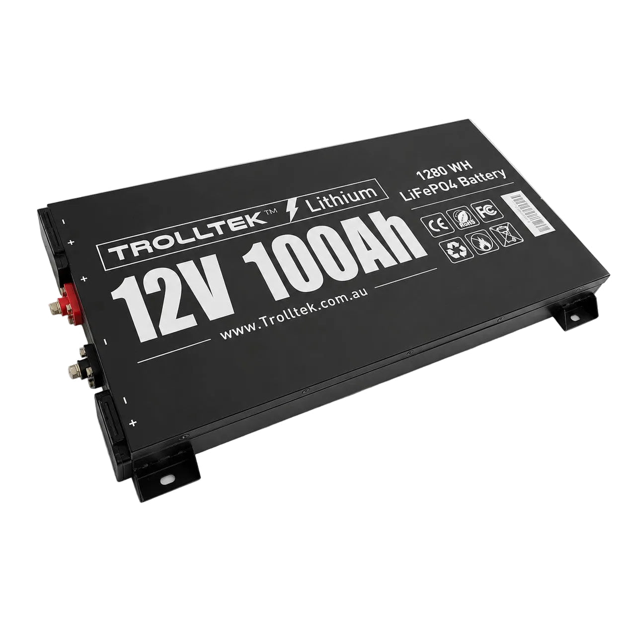 NEW RELEASE: Trolltek™ 12V 100Ah Super Slimline LiFePO4 Lithium Battery | Trolltek Australia