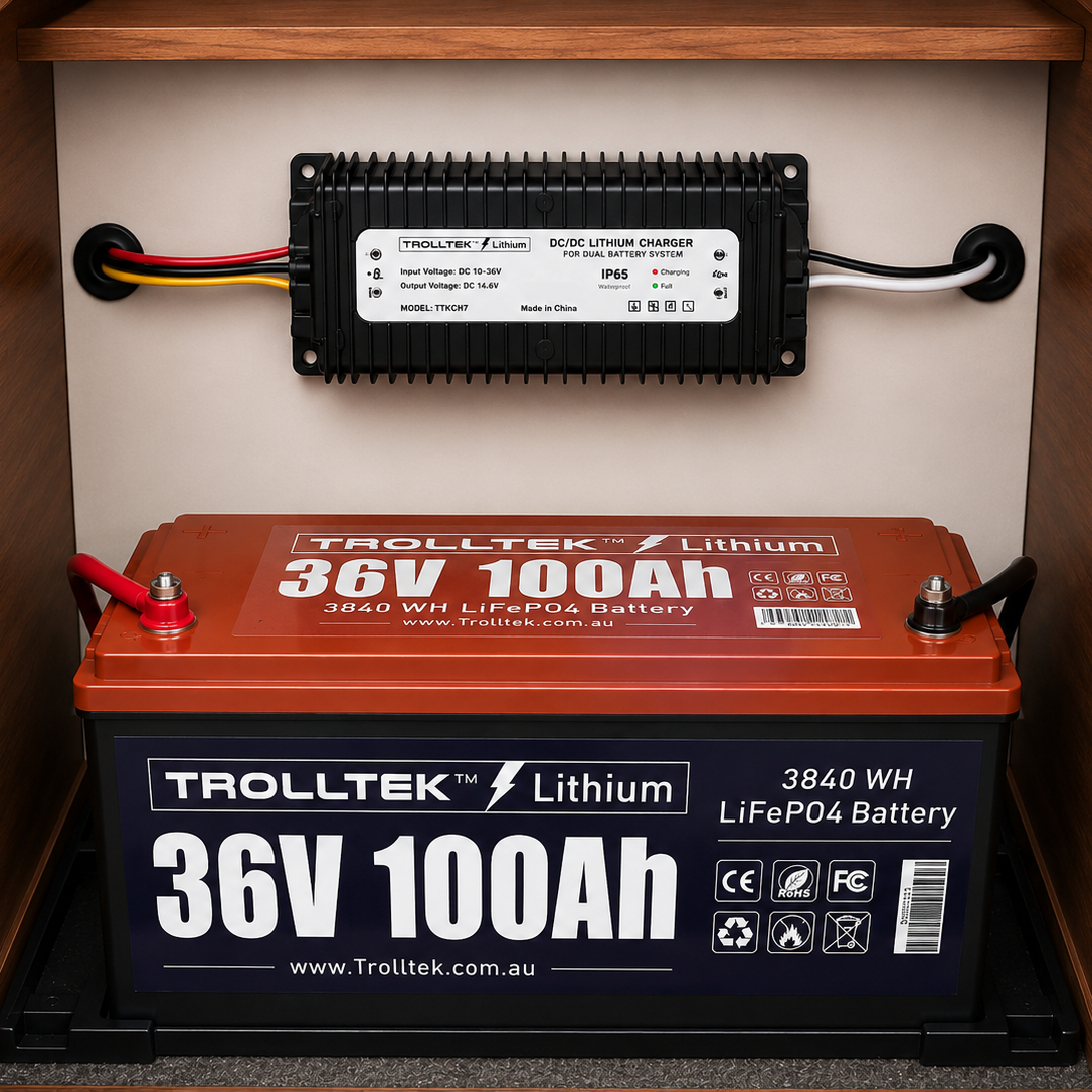 Trolltek™ DC/DC Lithium Battery Chargers – Charge While Driving (DC)