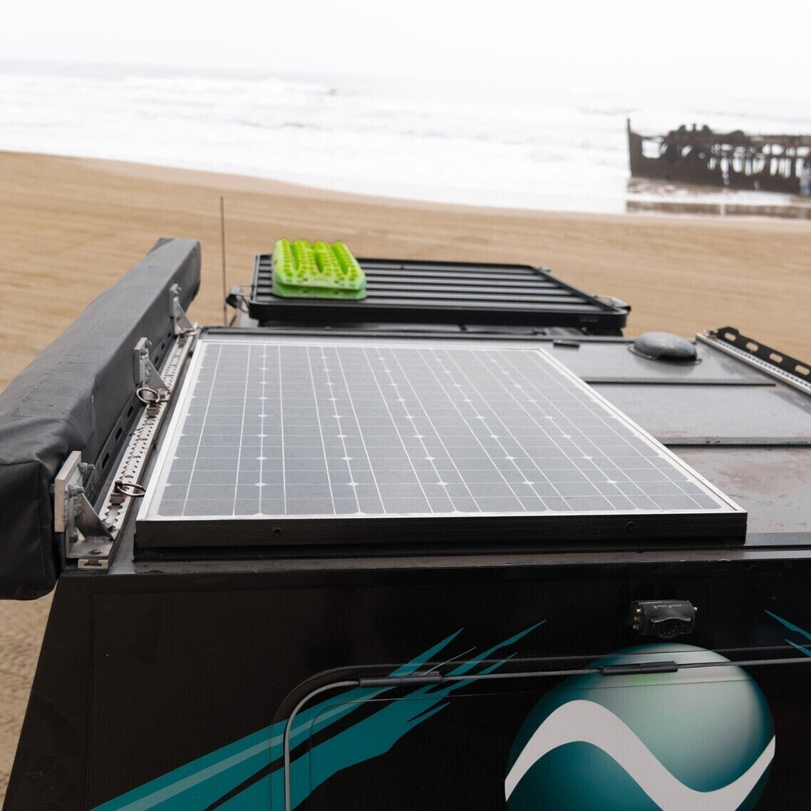 Enerdrive Fixed Mono Solar Panels - Black Frame