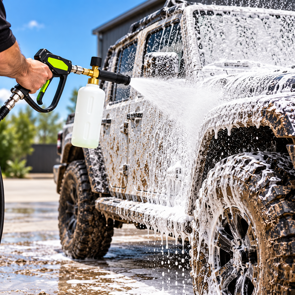 Trolltek Pressure Washer Snow Foam Cannon – 1L, 4000 PSI