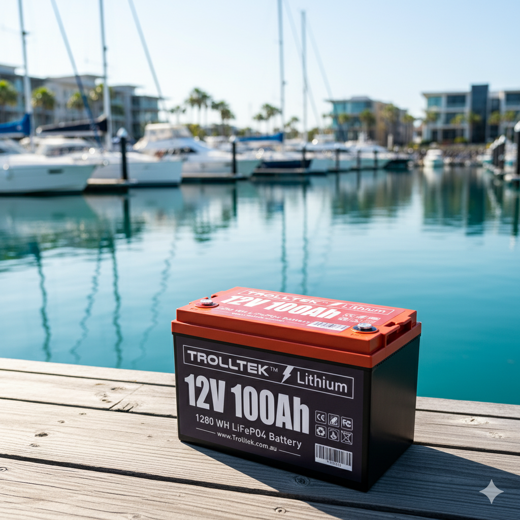 Trolltek™ 12V LiFePO4 Lithium Battery with Bluetooth