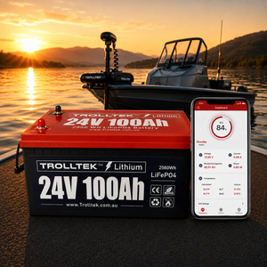 Trolltek™ 24V LiFePO4 Lithium Battery DC Bundle – Charge While Driving (DC)