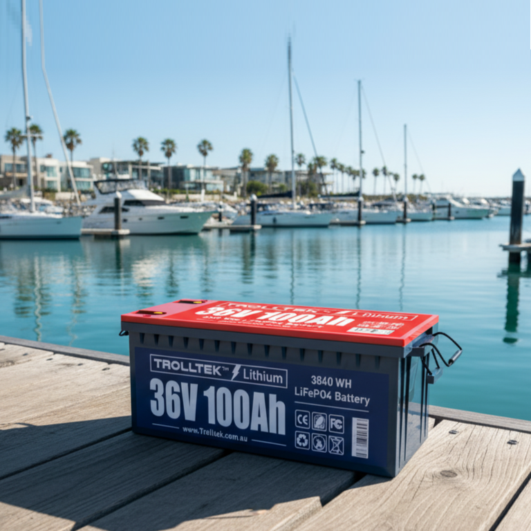 Trolltek™ 36V LiFePO4 Lithium Battery with Bluetooth