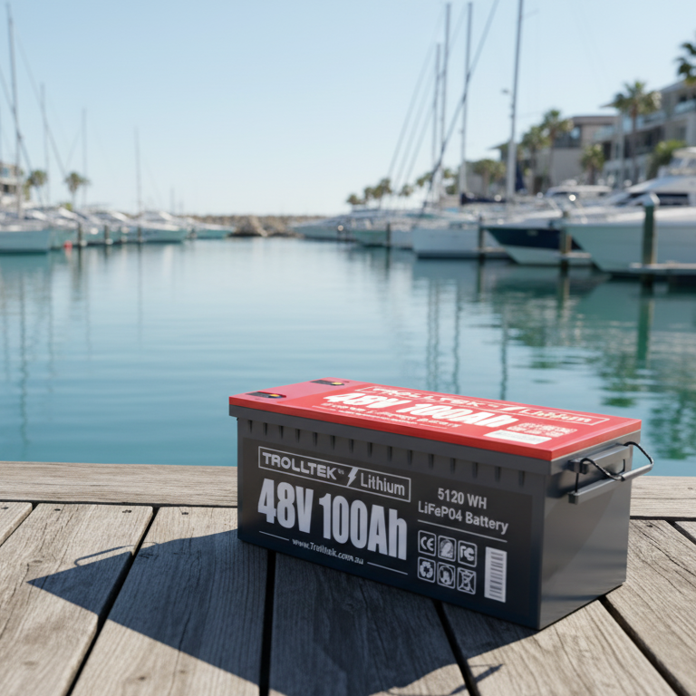 Trolltek™ 48V LiFePO4 Lithium Battery with Bluetooth