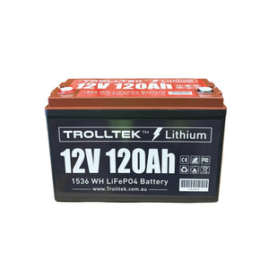Trolltek™ 12V LiFePO4 Lithium Battery DC Bundle – Charge While Driving (DC)