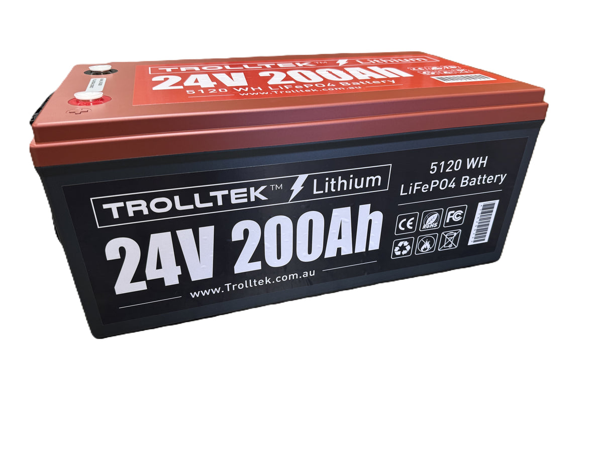 24V Trolltek™ LiFePO4 Lithium Battery 200AH