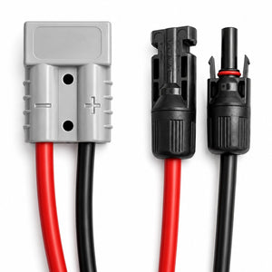 Trolltek™ MC4 to Anderson Plug Solar Panel Connector Cable - 50A
