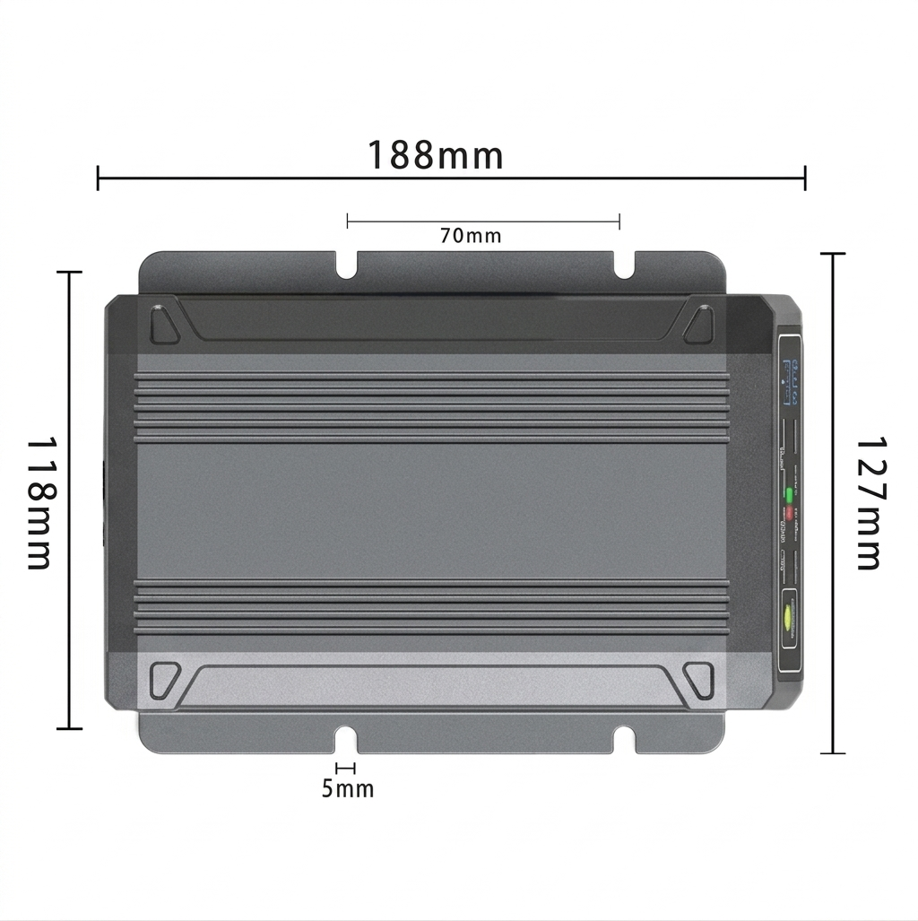 Trolltek™ 40A DC-DC Battery Charger with MPPT Solar Input