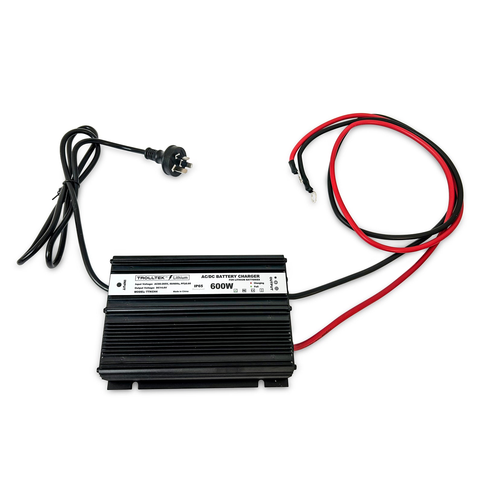 TrollTek AC Lithium Battery Charger